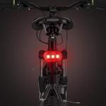 Bright 5 LED Headlight & 3 LED Taillight for Night Riding