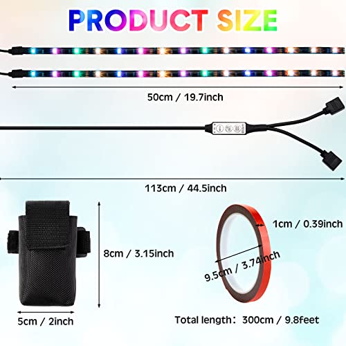 Electric Scooter Strip Lights - Colorful and Waterproof