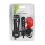Bright 5 LED Headlight & 3 LED Taillight for Night Riding