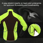 BERGRISAR Men's Winter Cycling Jacket Black Large