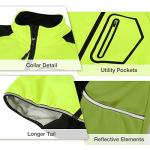 BERGRISAR Men's Winter Cycling Jacket Black Large