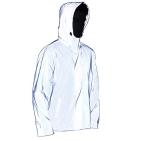 Mens Reflective Outdoor Jacket for Running, Cycling (XL)