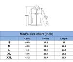Mens Reflective Outdoor Jacket for Running, Cycling (XL)