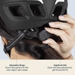 Lennon Bike Helmet with LED Safety Light - Matte Black