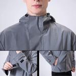 Mens Reflective Outdoor Jacket for Running, Cycling (XL)
