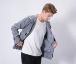 Mens Reflective Outdoor Jacket for Running, Cycling (XL)