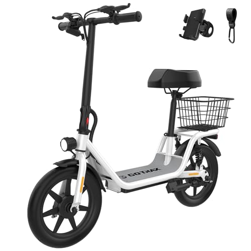 Gotrax FLEX Electric Scooter with Seat - Powerful & Foldable