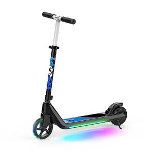 Kids Electric Scooter with Adjustable Speed and Flash Lights
