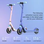 Segway Ninebot ZING E8 Kids Electric Scooter, Blue