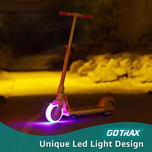 Gotrax GKS Lumios Electric Scooter: Kids 6-12, 6.25 Mi, 7.5 Mph