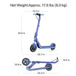 Segway Ninebot ZING E8 Kids Electric Scooter, Blue