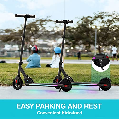 SmooSat PRO Electric Scooter: Interactive Rainbow Lights