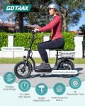 Gotrax ASTRO Electric Scooter with Seat, 15.5 Miles Range