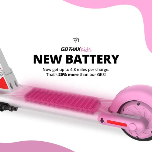 Gotrax GKS Lumios Electric Scooter: Kids 6-12, 6.25 Mi, 7.5 Mph