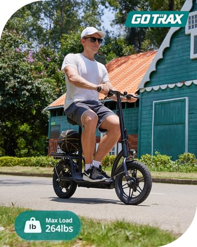 Gotrax ASTRO Electric Scooter with Seat, 15.5 Miles Range