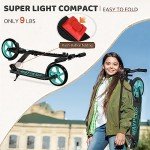 WAYPLUS Aquas Foldable Kick Scooter for All Ages