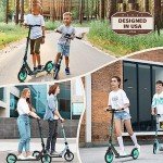 WAYPLUS Aquas Foldable Kick Scooter for All Ages