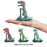 Dinosaur Scooter Toy Set for Kids - 4-Pack