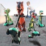 Dinosaur Scooter Toy Set for Kids - 4-Pack