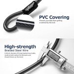 Sportneer Heavy Duty Bike U Lock with Cable