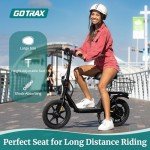 Gotrax FLEX Electric Scooter for Adults with Seat