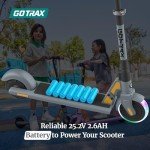 Gotrax GKS Lumios Kids Electric Scooter - Gray