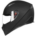 ILM Full Face Helmet with Neck Scarf & Visors