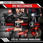 S400 Rechargeable Bike Light Set for Night Riding