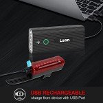 USB Rechargeable 1200 Lumens Front & Rear Bike Light