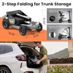 Foldable Electric Scooter for Adults with Seat