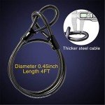 Heavy Duty 20mm Combination Bike Lock - 4ft