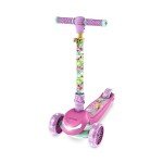 Kids Princess Pink Kick Scooter with LED Lights