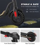MEGAWHEELS Electric Scooter: 15.5 MPH, 17 Miles Range