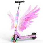 TST Kids Electric Scooter with Light Up Wheels