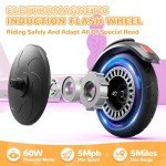 TST Kids Electric Scooter with Light Up Wheels