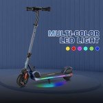 Caroma Kids Electric Scooter, 150W, Foldable, Colorful