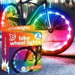 Color-Changing LED Wheel Lights for Bicycles (2-Pack)