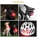 Ascher USB Rechargeable LED Bike Tail Light 2-Pack