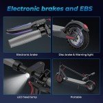 350W Electric Scooter with 19MPH Speed, Foldable