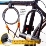 SIGTUNA 16mm Heavy-Duty Bike Lock with Cable