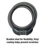 Master Lock 8122D 6ft Cable Bike Lock