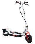 Razor E200 Electric Scooter in White and Red