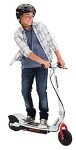 Razor E200 Electric Scooter in White and Red
