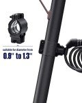 High-Security 4-Digit Combination Bike Lock