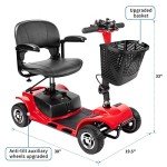 4-Wheel Electric Scooter for Seniors with Lights