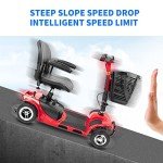 4-Wheel Electric Scooter for Seniors with Lights