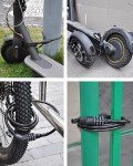 High-Security 4-Digit Combination Bike Lock
