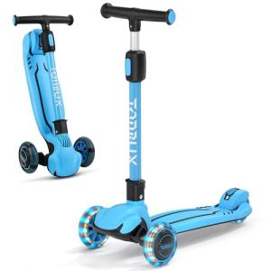 TONBUX Light Up 3-Wheel Scooter for Kids