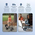 Knee Scooter by Kneerover - Black Dual Brake