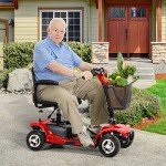 4-Wheel Electric Scooter for Seniors with Lights